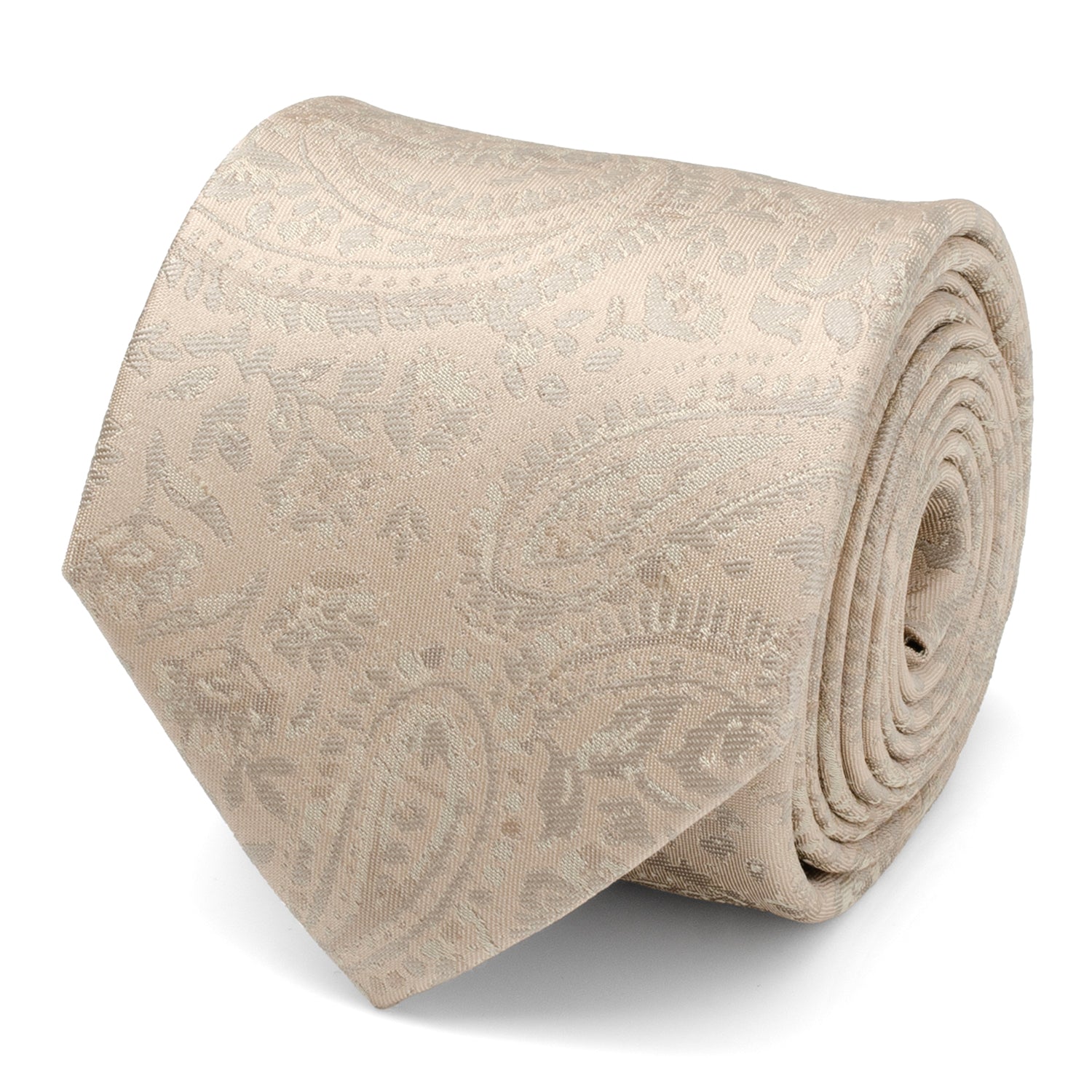 Champagne Paisley Men's Tie - My Men's Shop