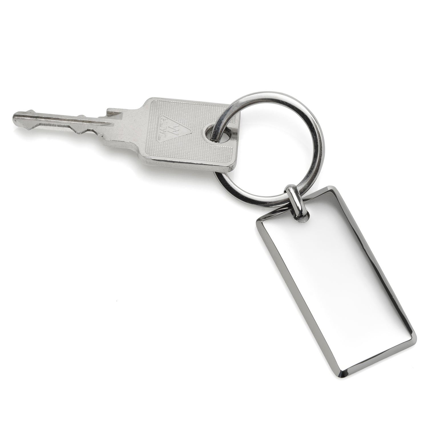 Rectangle Engravable Stainless Steel Key Chain - My Men's Shop