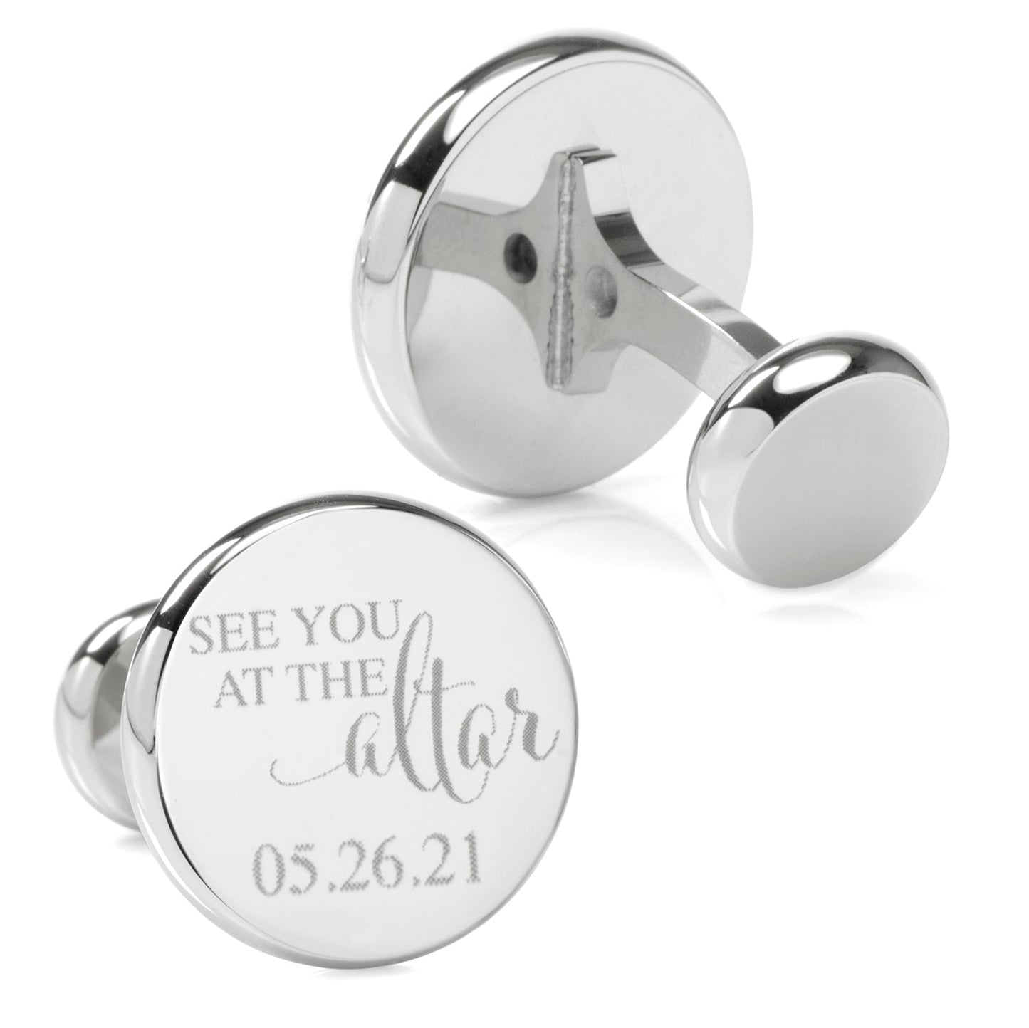 See You at the Altar Custom Photo Cufflinks - My Men's Shop