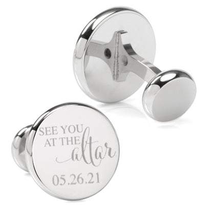 See You at the Altar Custom Photo Cufflinks - My Men's Shop