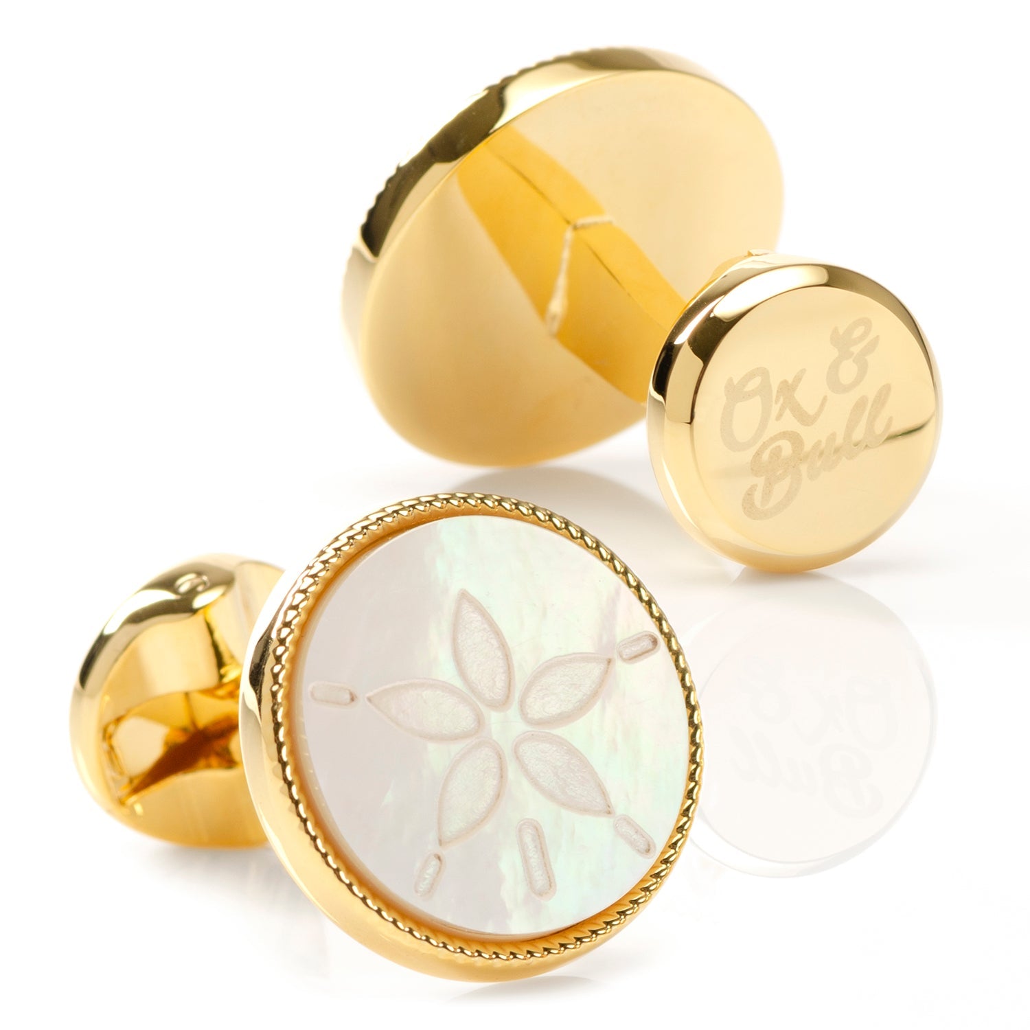 Sand Dollar Cufflinks - My Men's Shop