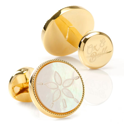 Sand Dollar Cufflinks - My Men's Shop