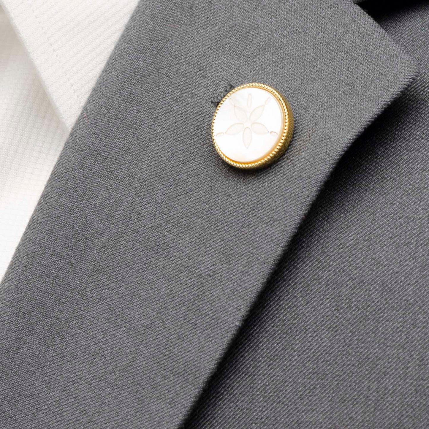 Sand Dollar Lapel Pin - My Men's Shop