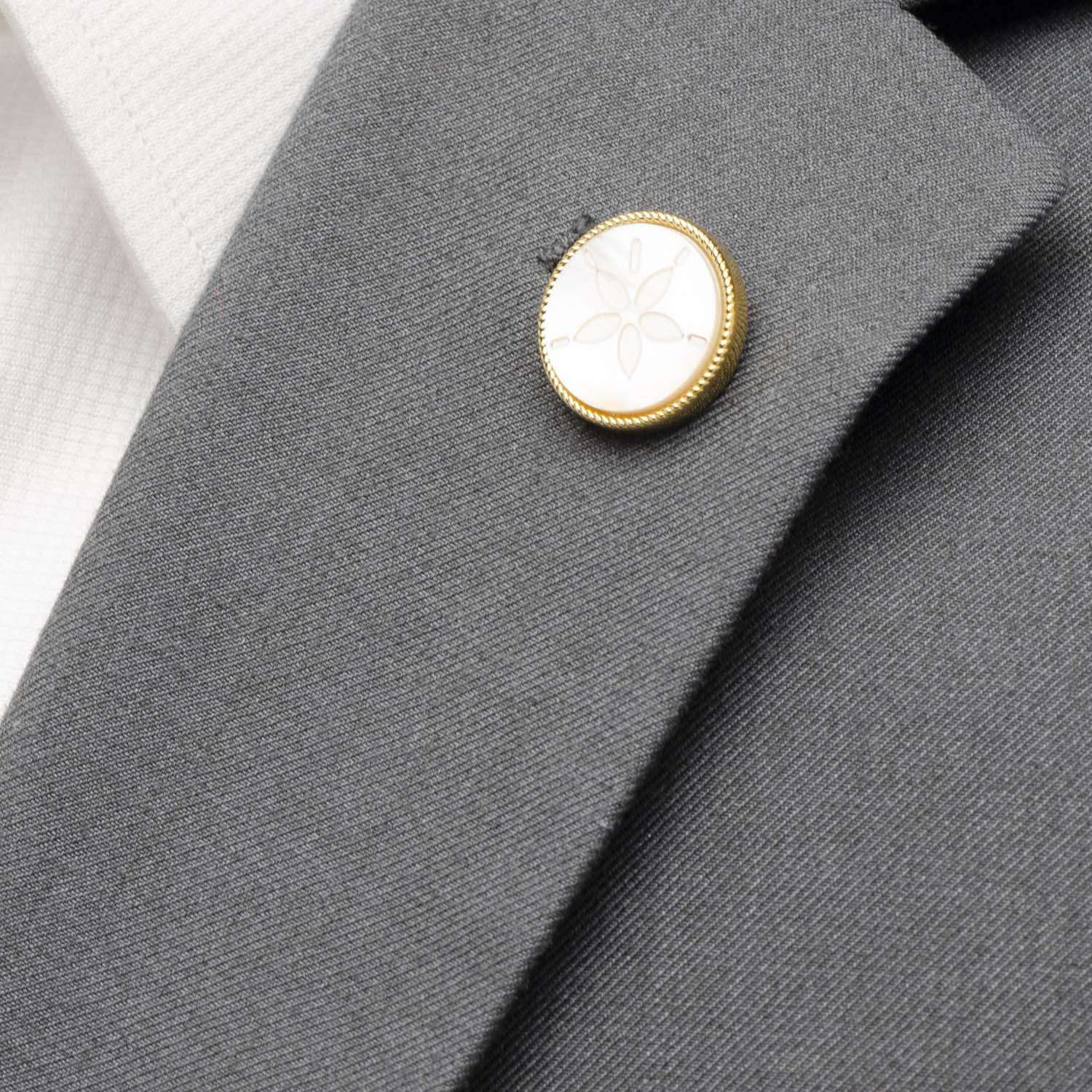 Sand Dollar Lapel Pin - My Men's Shop