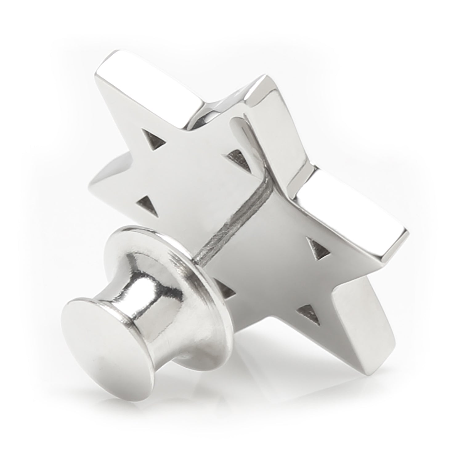 Star of David Stainless Steel Lapel Pin - My Men's Shop