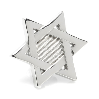 Star of David Stainless Steel Lapel Pin - My Men's Shop