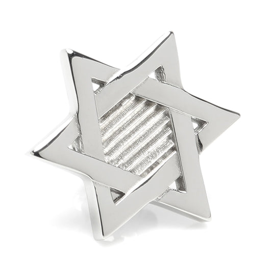 Star of David Stainless Steel Lapel Pin - My Men's Shop