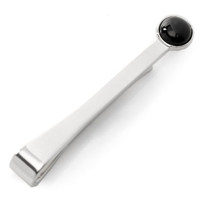 Silver and Onyx Tie Bar - My Men's Shop