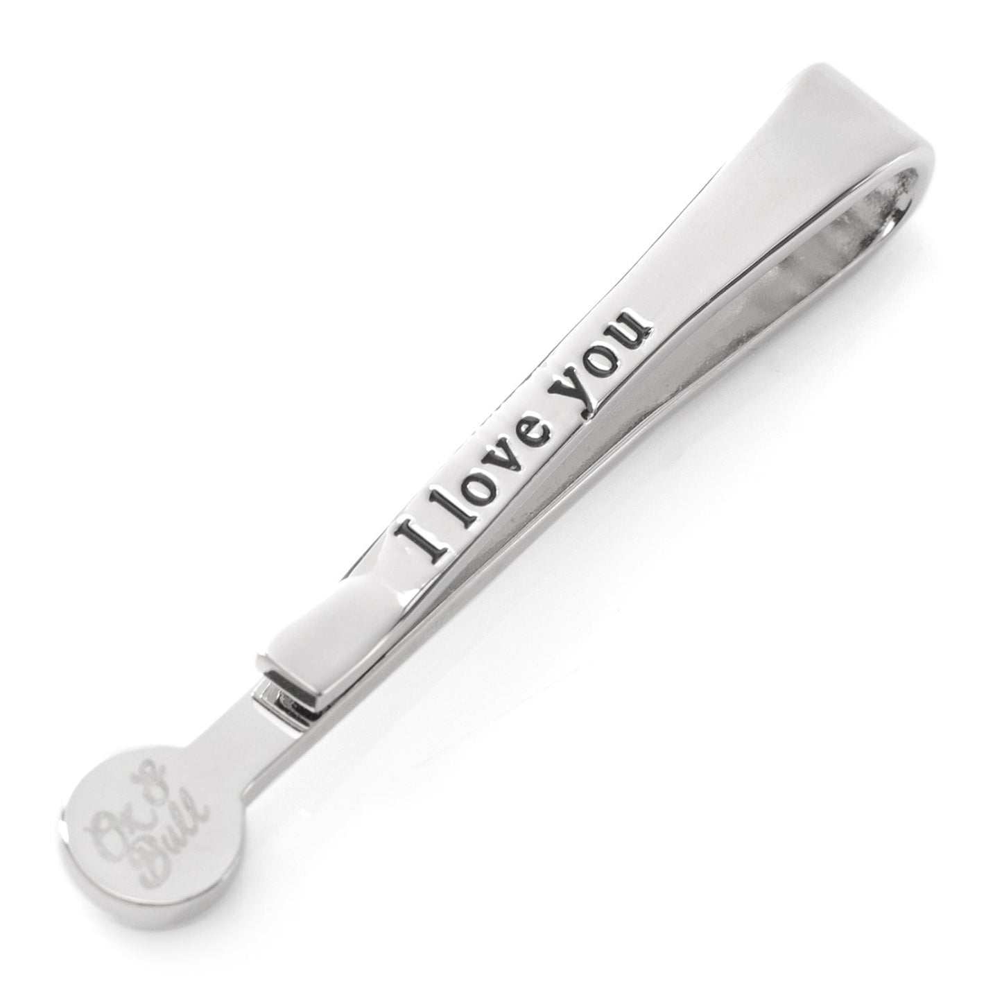 Silver and Onyx Tie Bar - My Men's Shop