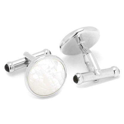 Sterling Mosaic Mother of Pearl Cufflinks - My Men's Shop