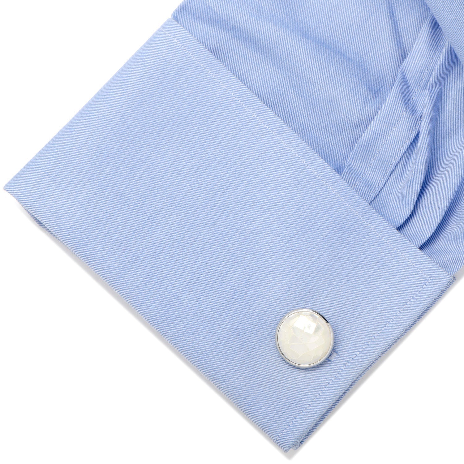Sterling Mosaic Mother of Pearl Cufflinks - My Men's Shop