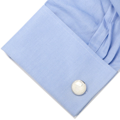 Sterling Mosaic Mother of Pearl Cufflinks - My Men's Shop