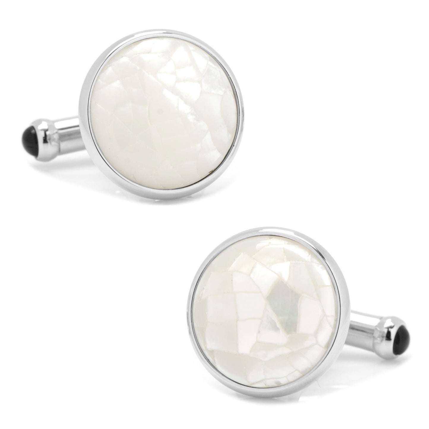 Sterling Mosaic Mother of Pearl Cufflinks - My Men's Shop