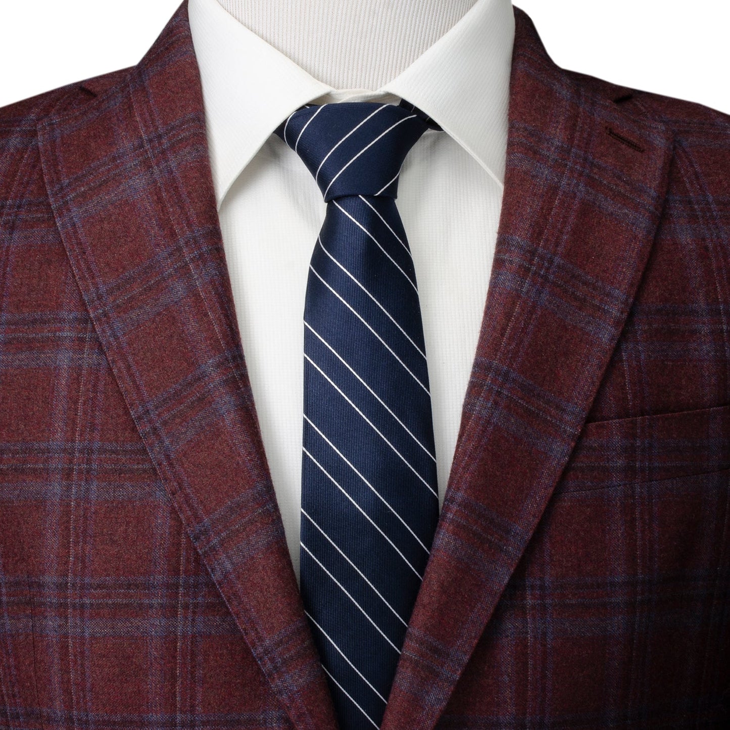 Classic Navy Stripe Men's Tie - My Men's Shop