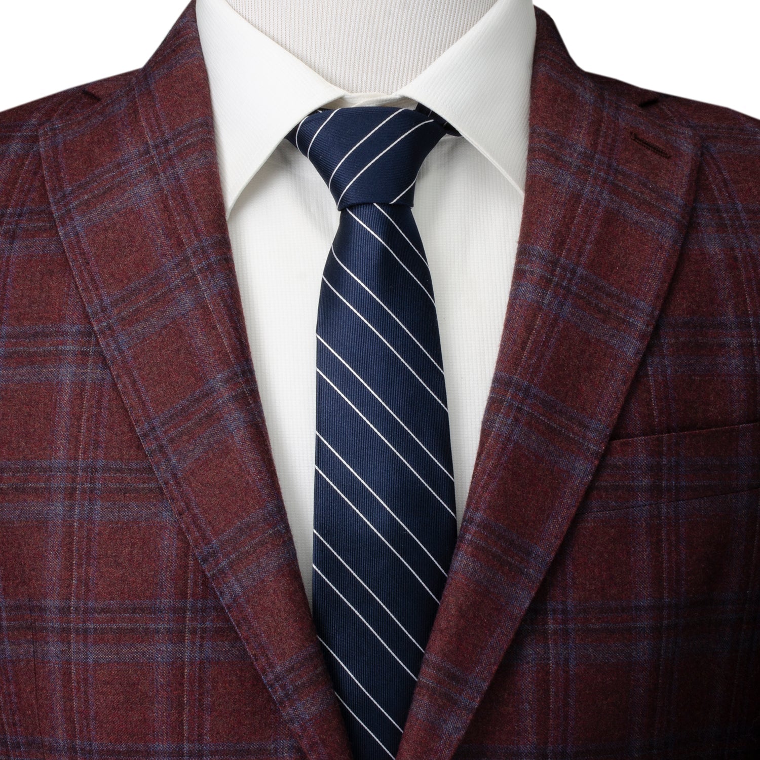 Classic Navy Stripe Men's Tie - My Men's Shop