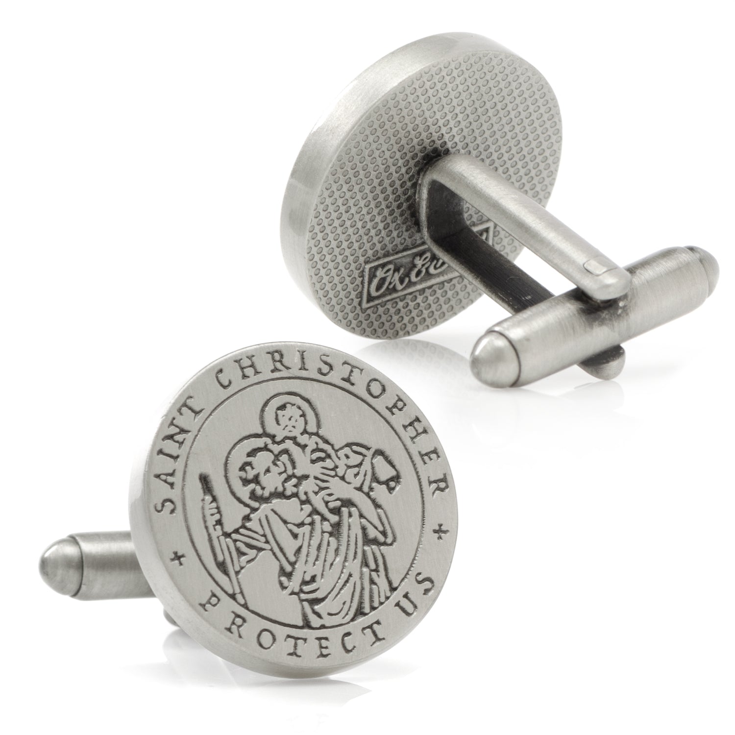 St. Christopher Amulet Cufflinks - My Men's Shop