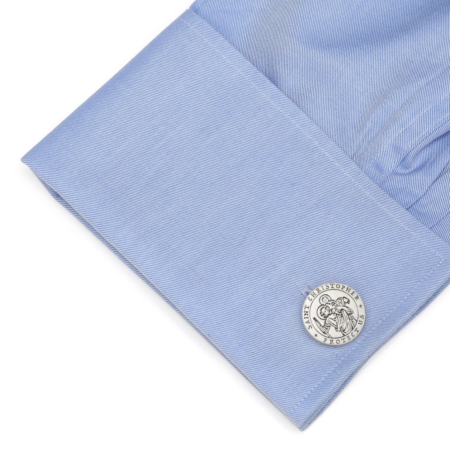 St. Christopher Amulet Cufflinks - My Men's Shop