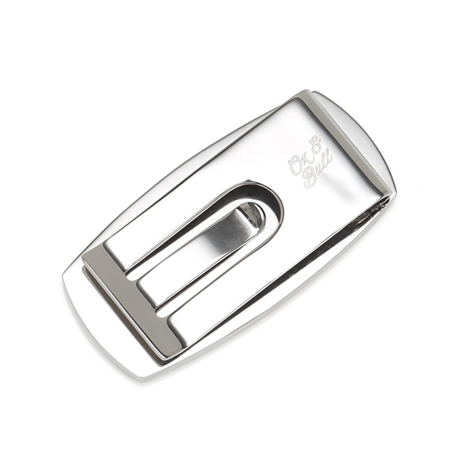 Stainless Steel Inlaid Black Carbon Fiber Money Clip - My Men's Shop