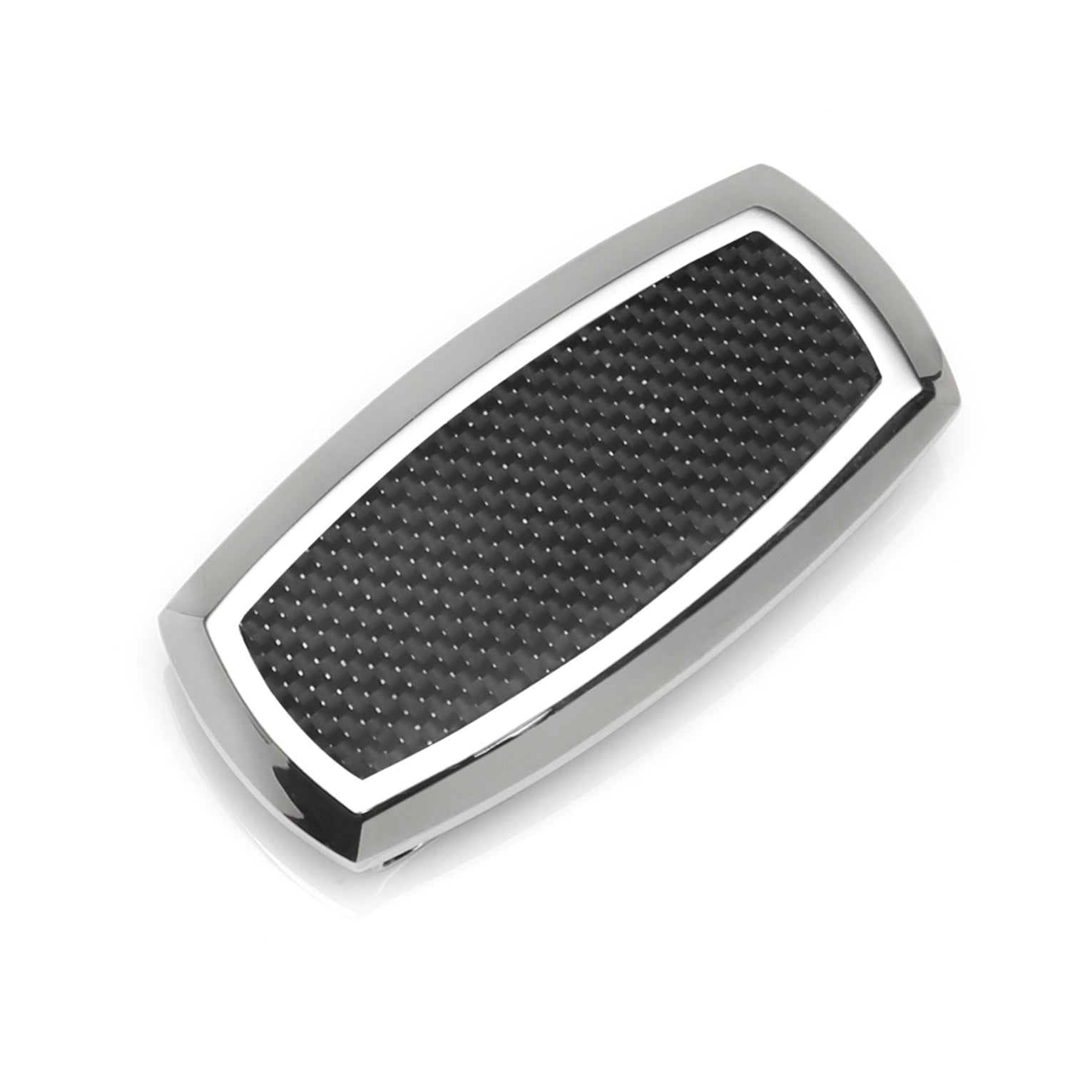 Stainless Steel Inlaid Black Carbon Fiber Money Clip - My Men's Shop