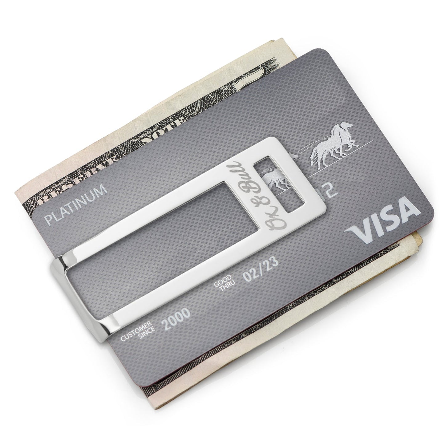 Stainless Steel Cut Out Money Clip - My Men's Shop