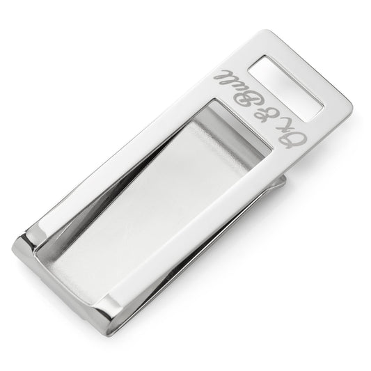 Clip para billetes de acero inoxidable troquelado
