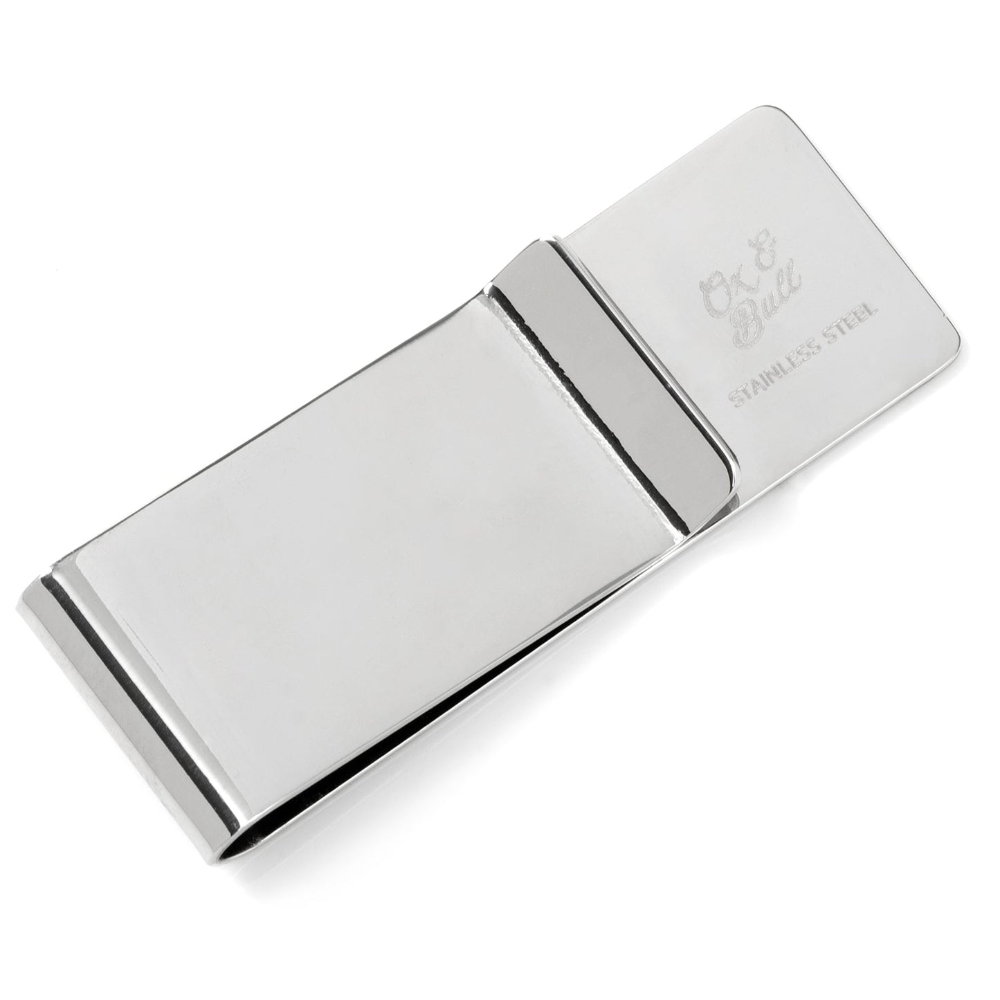 Pinza de Dinero Grabable de Acero Inoxidable
