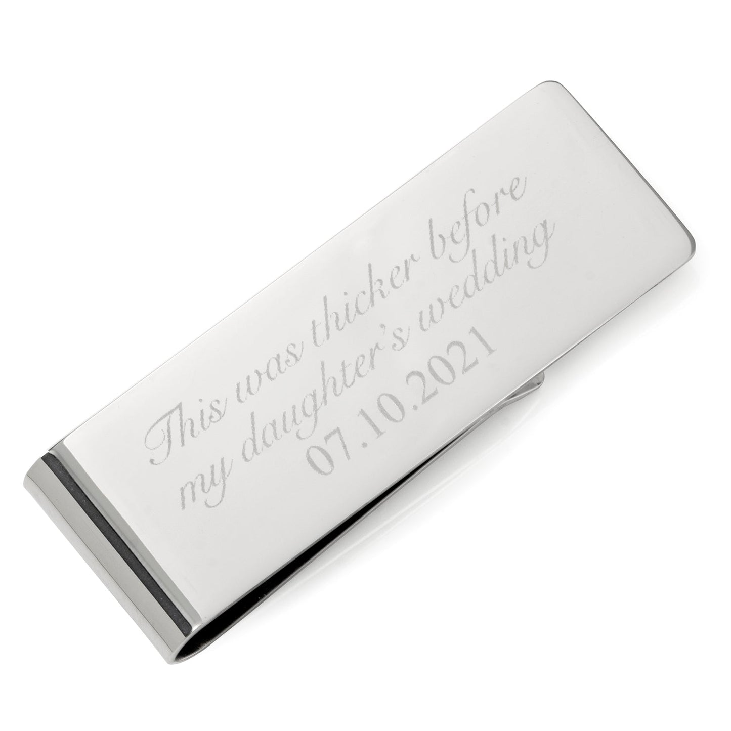 Pinza para Billetes de Boda para el Padre de la Novia