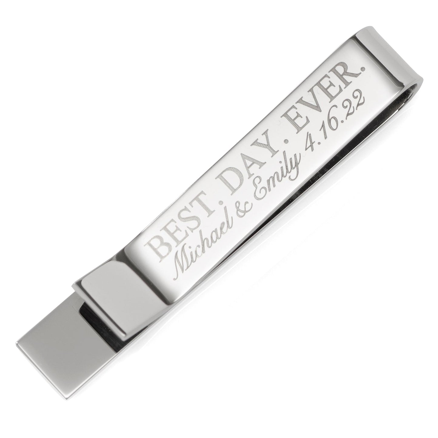 Best Day Ever Engravable Tie Bar - My Men's Shop