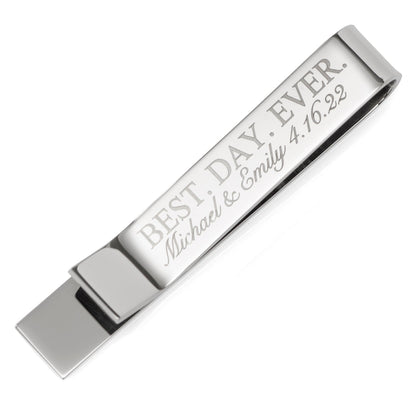 Best Day Ever Engravable Tie Bar - My Men's Shop