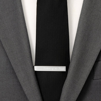 Wedding Title Engravable Tie Bar