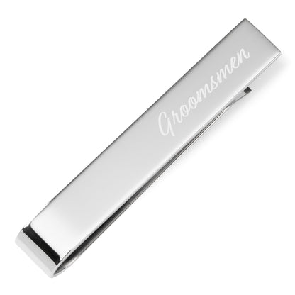 Wedding Title Engravable Tie Bar