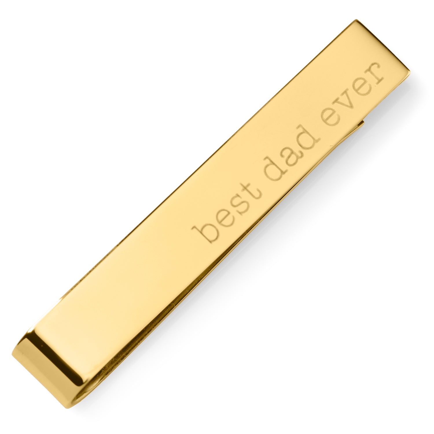 Best Dad Ever Gold Engravable Tie Bar - My Men's Shop