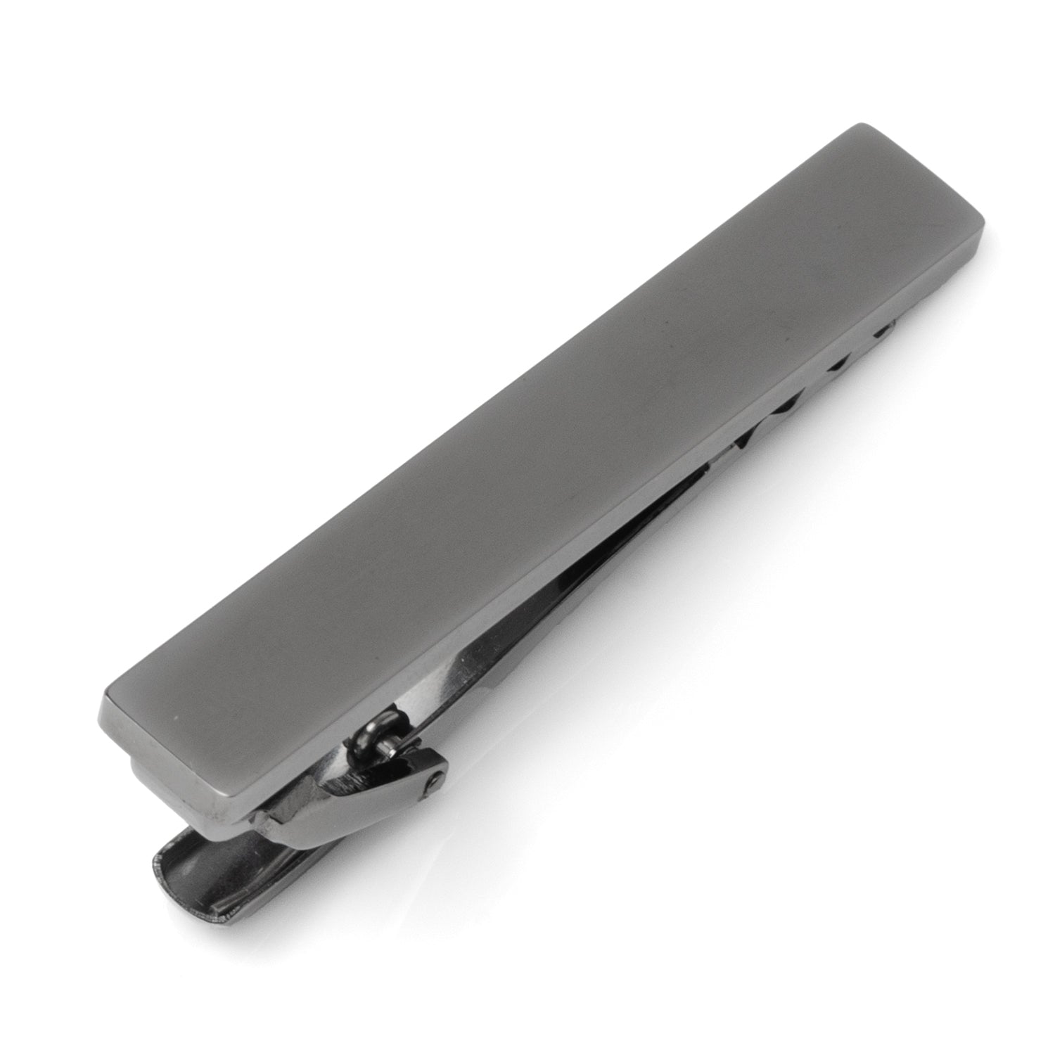 Stainless Steel Gunmetal Engravable Tie Clip - My Men's Shop