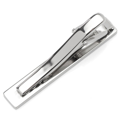 Silver Stainless Steel Engravable Tie Clip - My Men's Shop