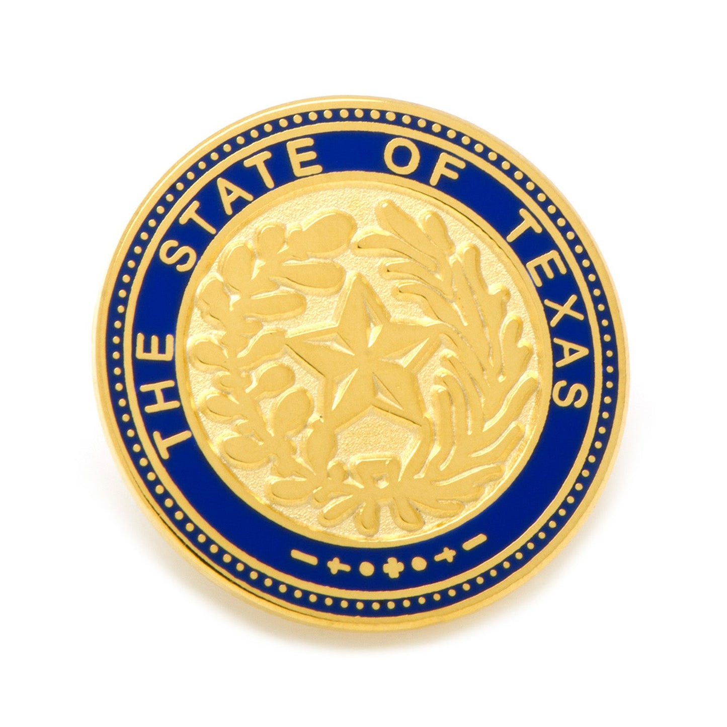 Pin de solapa del sello del estado de Texas