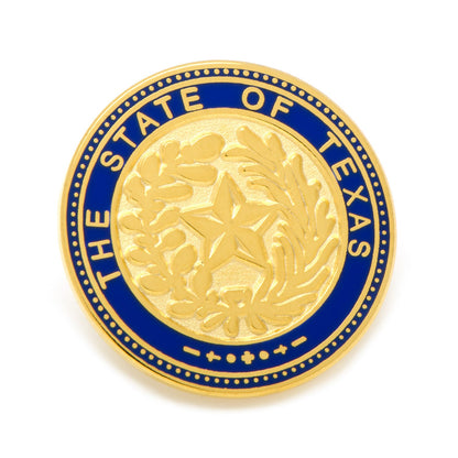 Pin de solapa del sello del estado de Texas