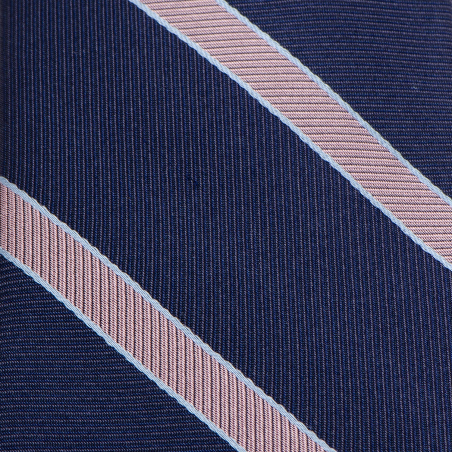 The Travis Tie (Navy Pink Stripe Men's Tie) - My Men's Shop