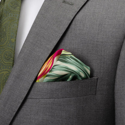 Tropical Leaf Multi Pocket Square - My Men's Shop