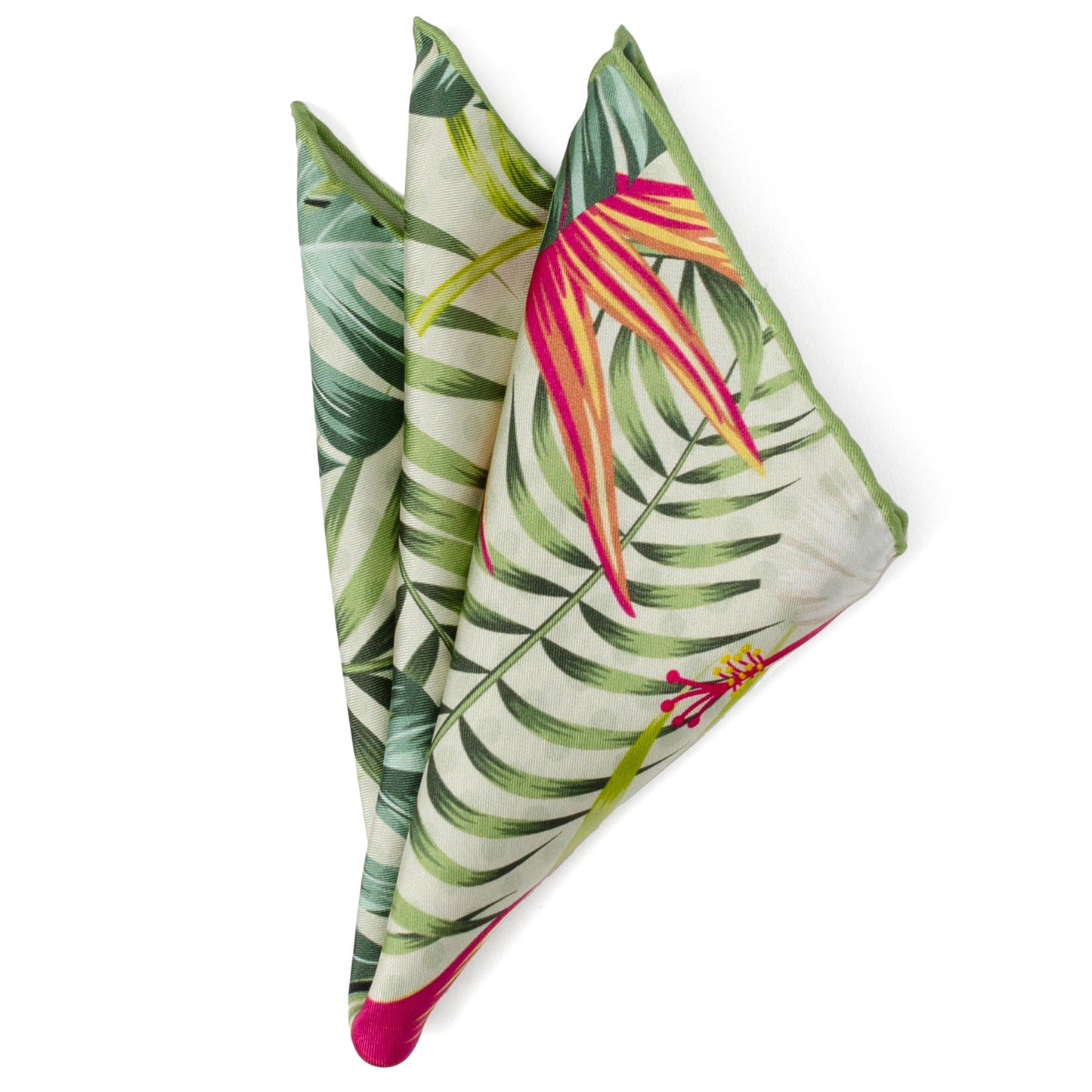 Tropical Leaf Multi Pocket Square - My Men's Shop