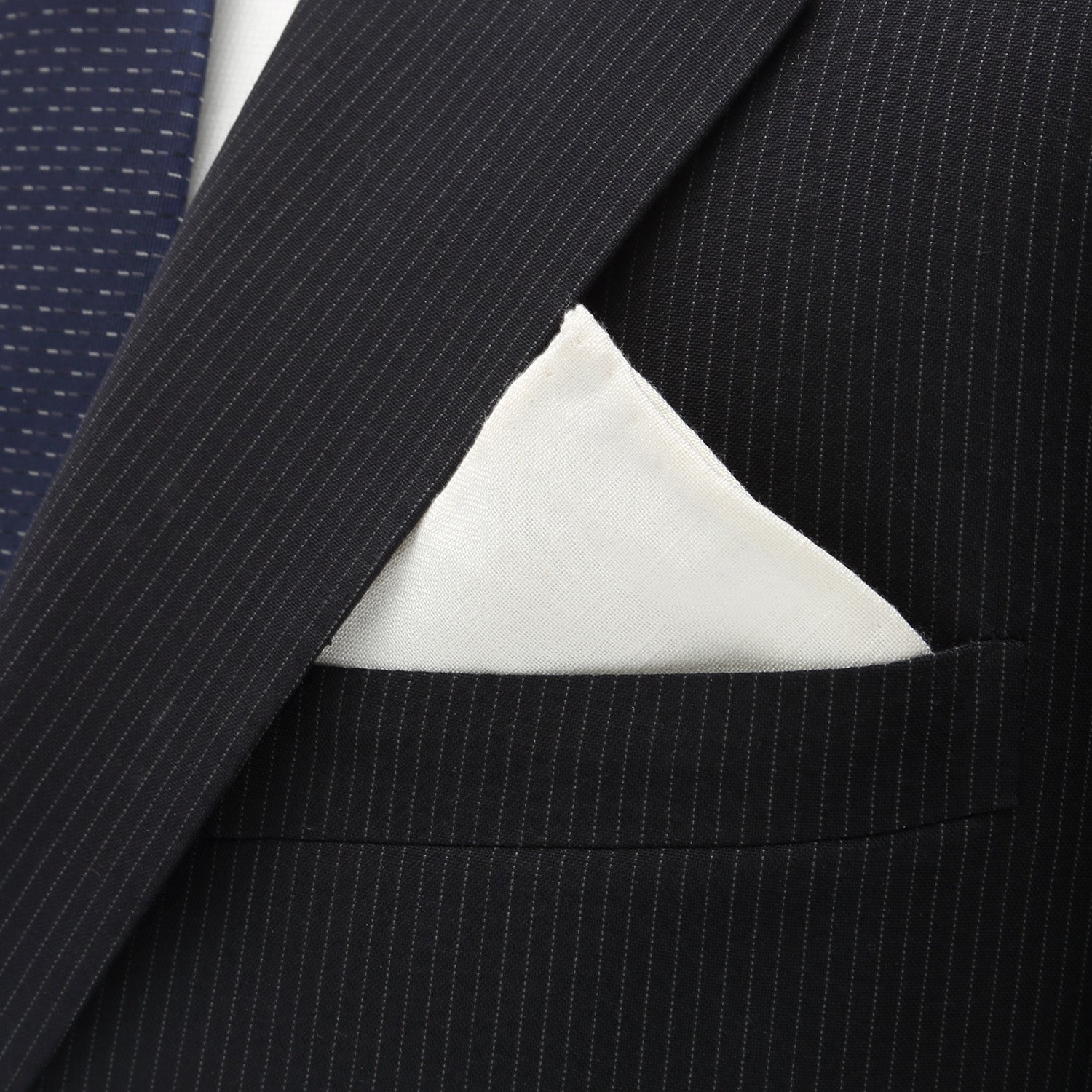 Cream Linen Pocket Square - My Men's Shop