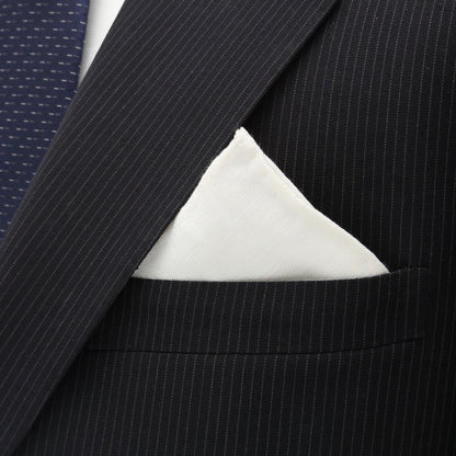 Cream Linen Pocket Square - My Men's Shop