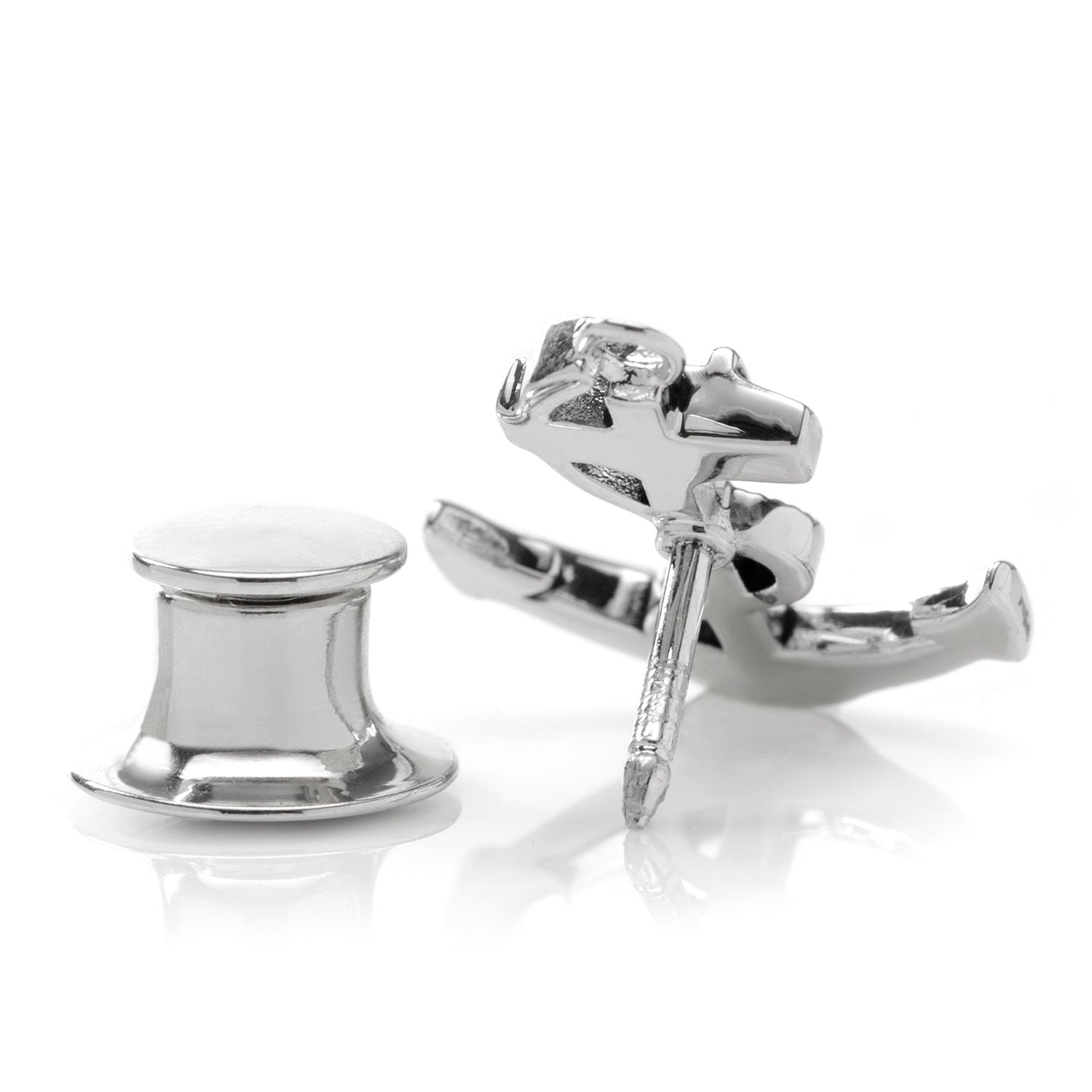 Anchor Sterling Silver 3D Lapel Pin - My Men's Shop