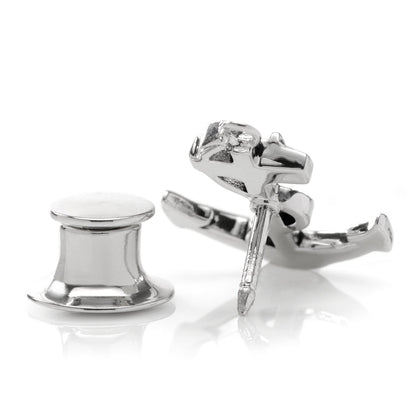 Anchor Sterling Silver 3D Lapel Pin - My Men's Shop
