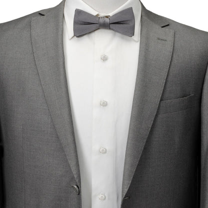 Sterling Silver Classic Formal Mother of Pearl 5-Stud Set - My Men's Shop