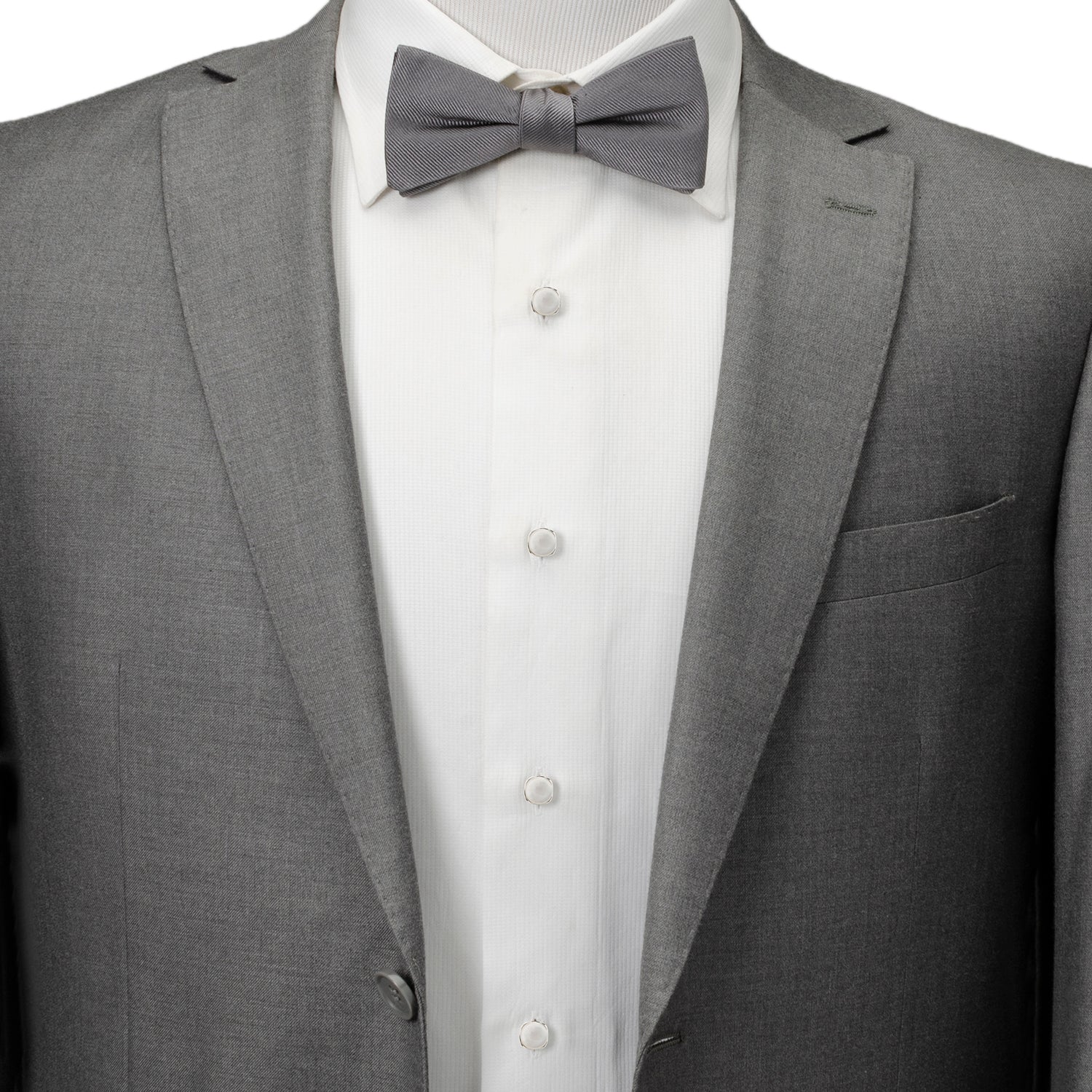 Sterling Silver Classic Formal Mother of Pearl 5-Studs - My Men's Shop