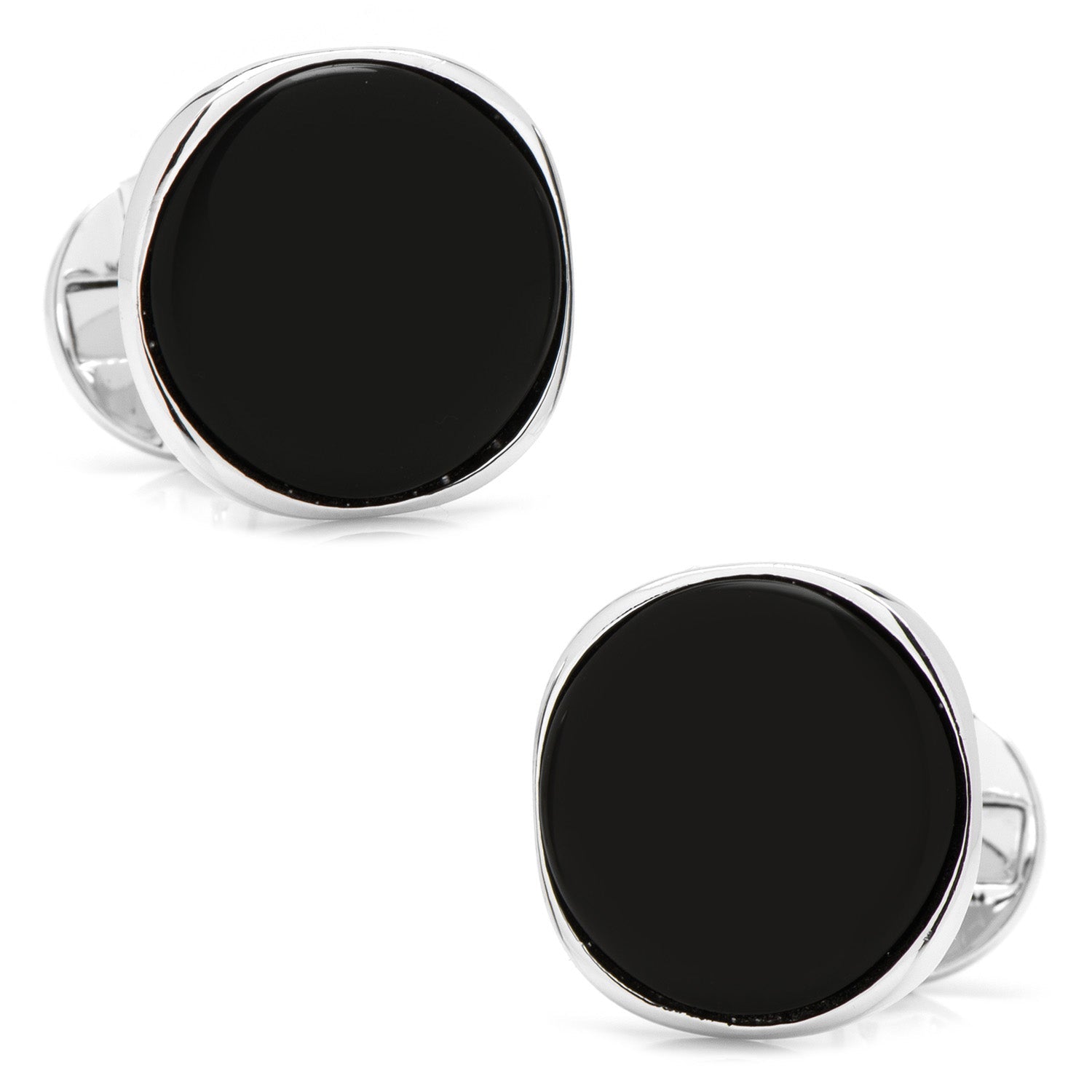 Sterling Silver Classic Formal Onyx 5-Stud Set - My Men's Shop