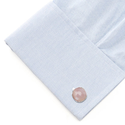 Sterling Silver Classic Formal Pink Mother of Pearl 5-Stud Set - My Men's Shop