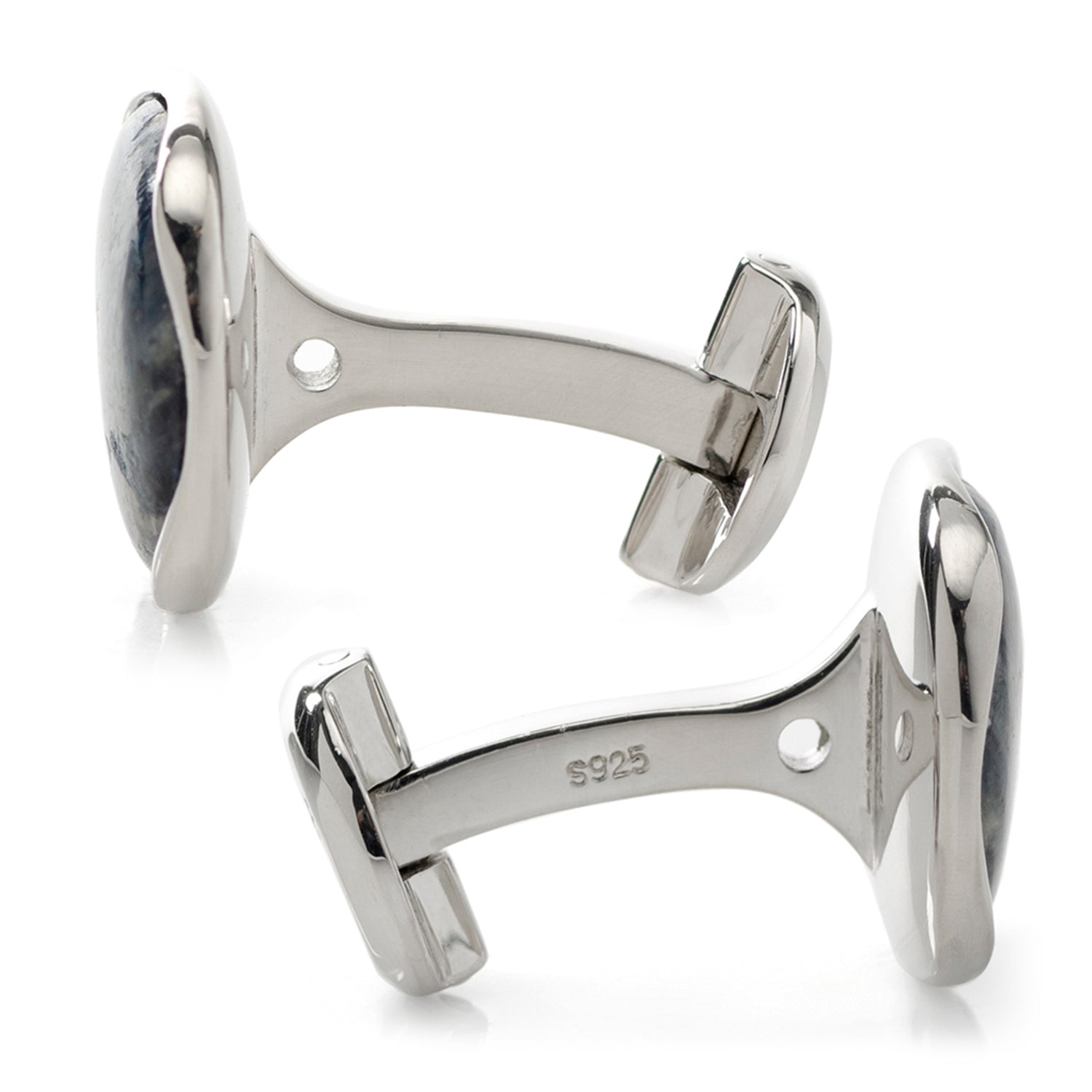 Sterling Silver Classic Formal Pietersite Cufflinks - My Men's Shop