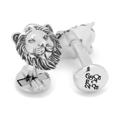Sterling Lion Head Cufflinks - My Men's Shop