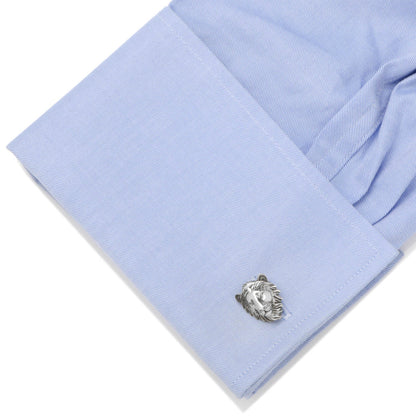 Sterling Lion Head Cufflinks - My Men's Shop